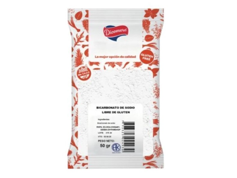 BICARBONATO DE SODIO  50 Gr SIN GLUTEN
