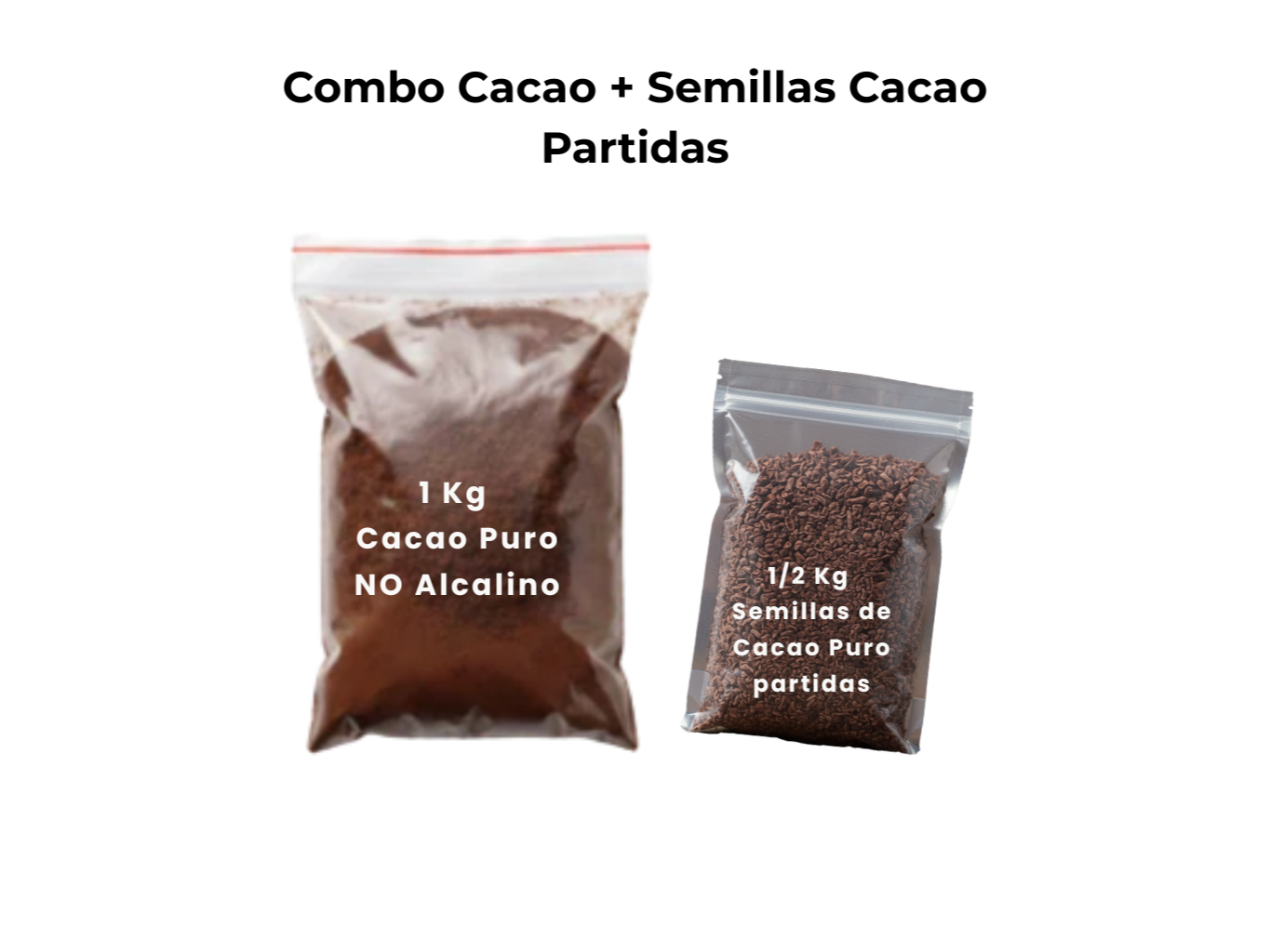 CACAO + SEMILLAS PARTIDAS CACAO