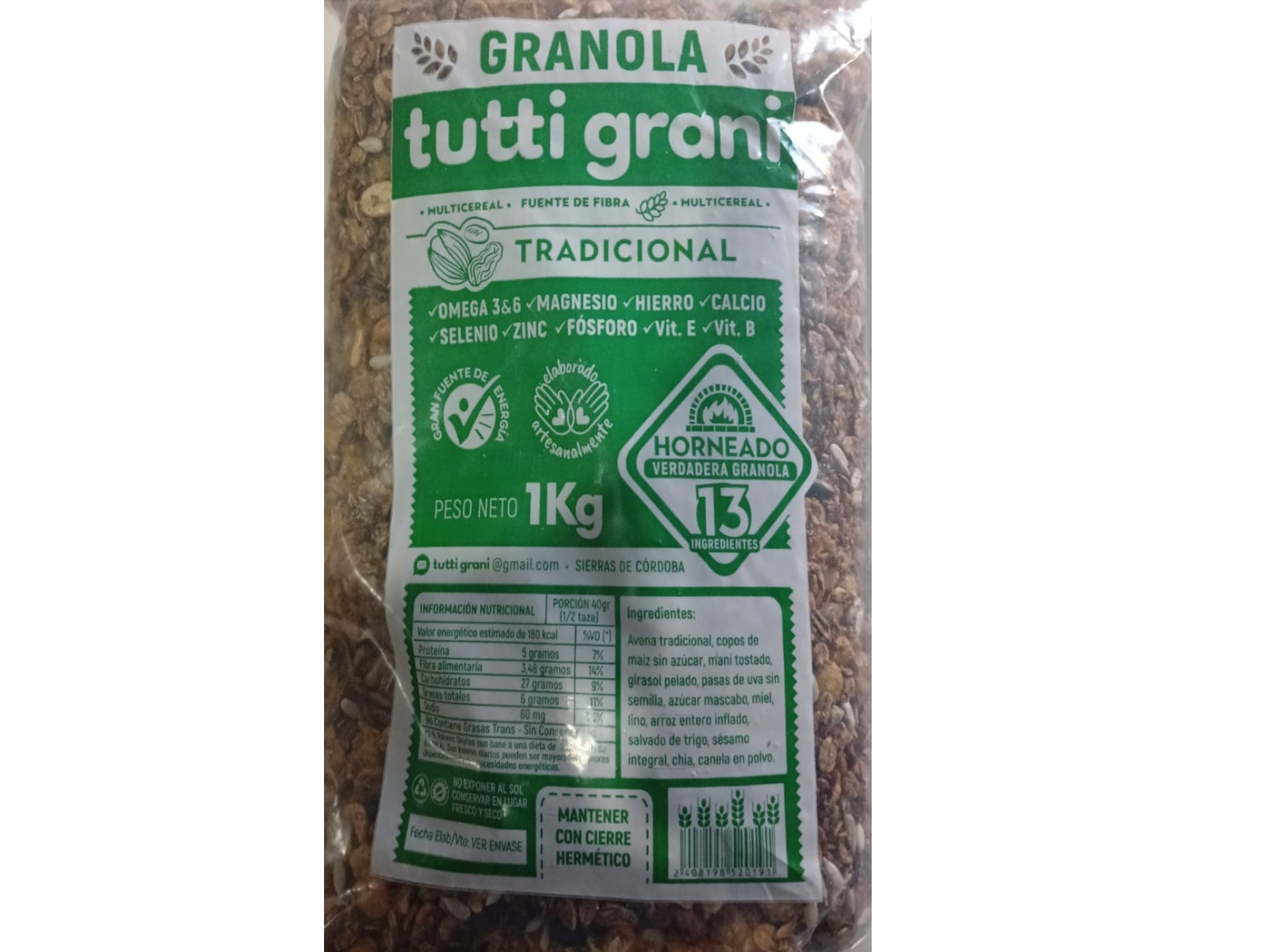 Granola x 1 kg