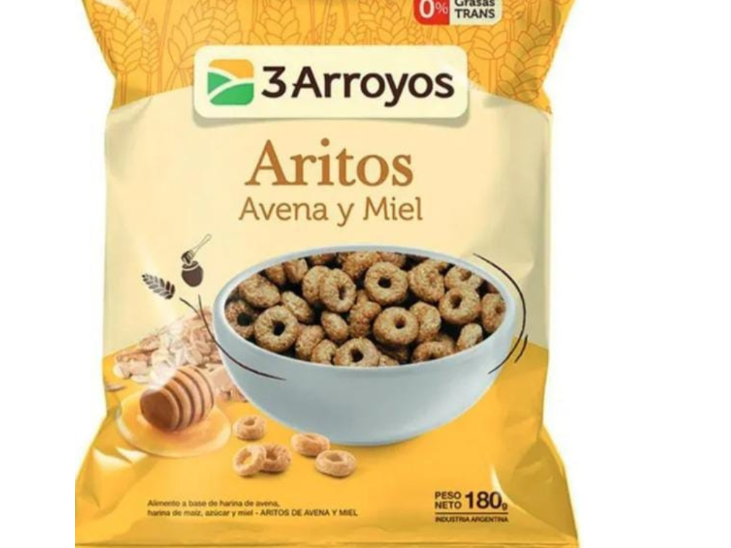 Anillos de avena y miel x 190 g