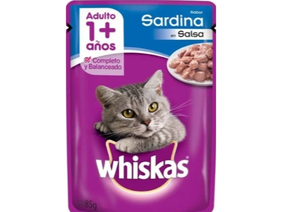 Whiskas salsa sabor sardina