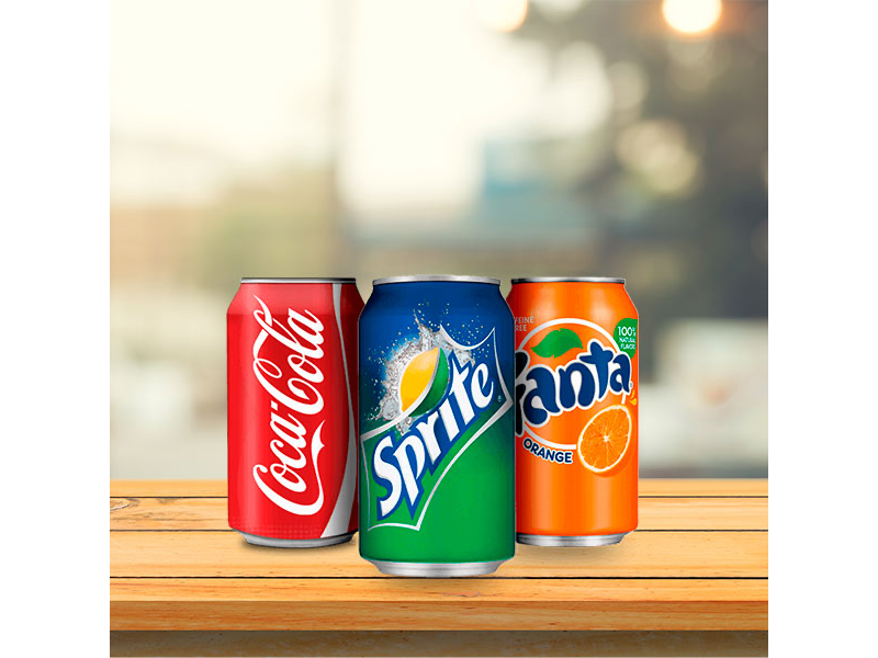 Bebida lata 350ml.