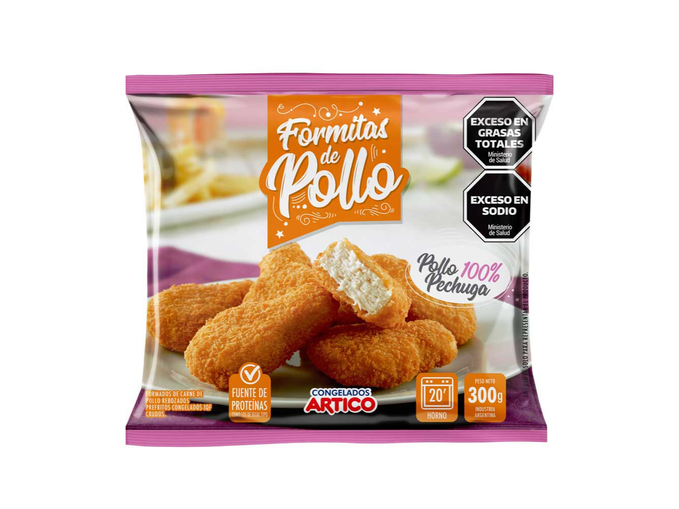FORMITAS DE POLLO X300 GR