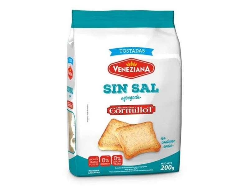 TOSTADAS LIGHT SIN SAL X200 GR