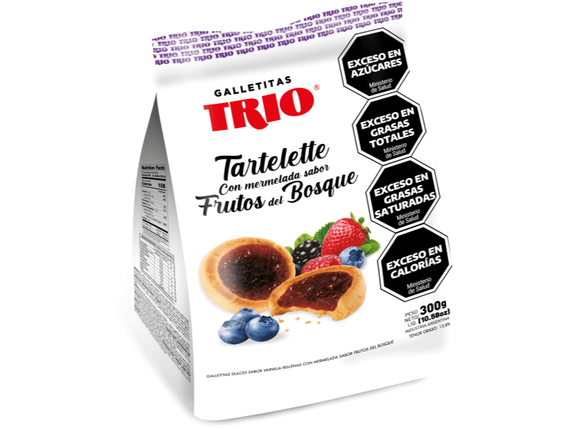 TARTELETTE FRUTOS DEL BOSQUE X300 GR