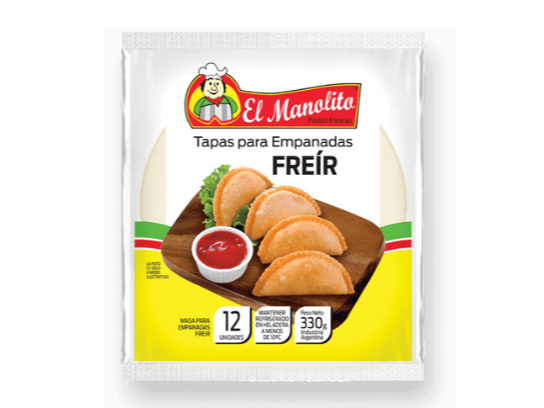 TAPAS P/ EMPANADAS DE FREIR X 12 UNIDADES