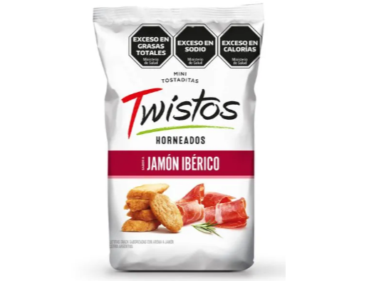 TWISTOS JAMÓN  X  95 GR