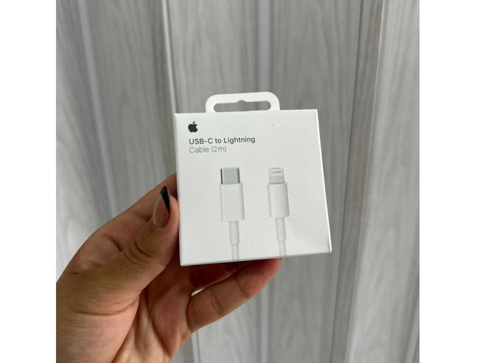 Cable C a Ligthning x 2 Metros