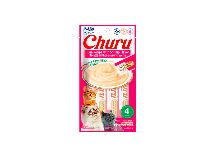 Churu Premio 14g Camaron/Atún 4pz
