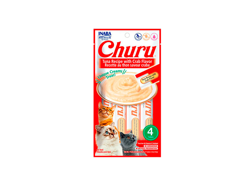 Churu Premio 14g Cangrejo/Atún 4pz