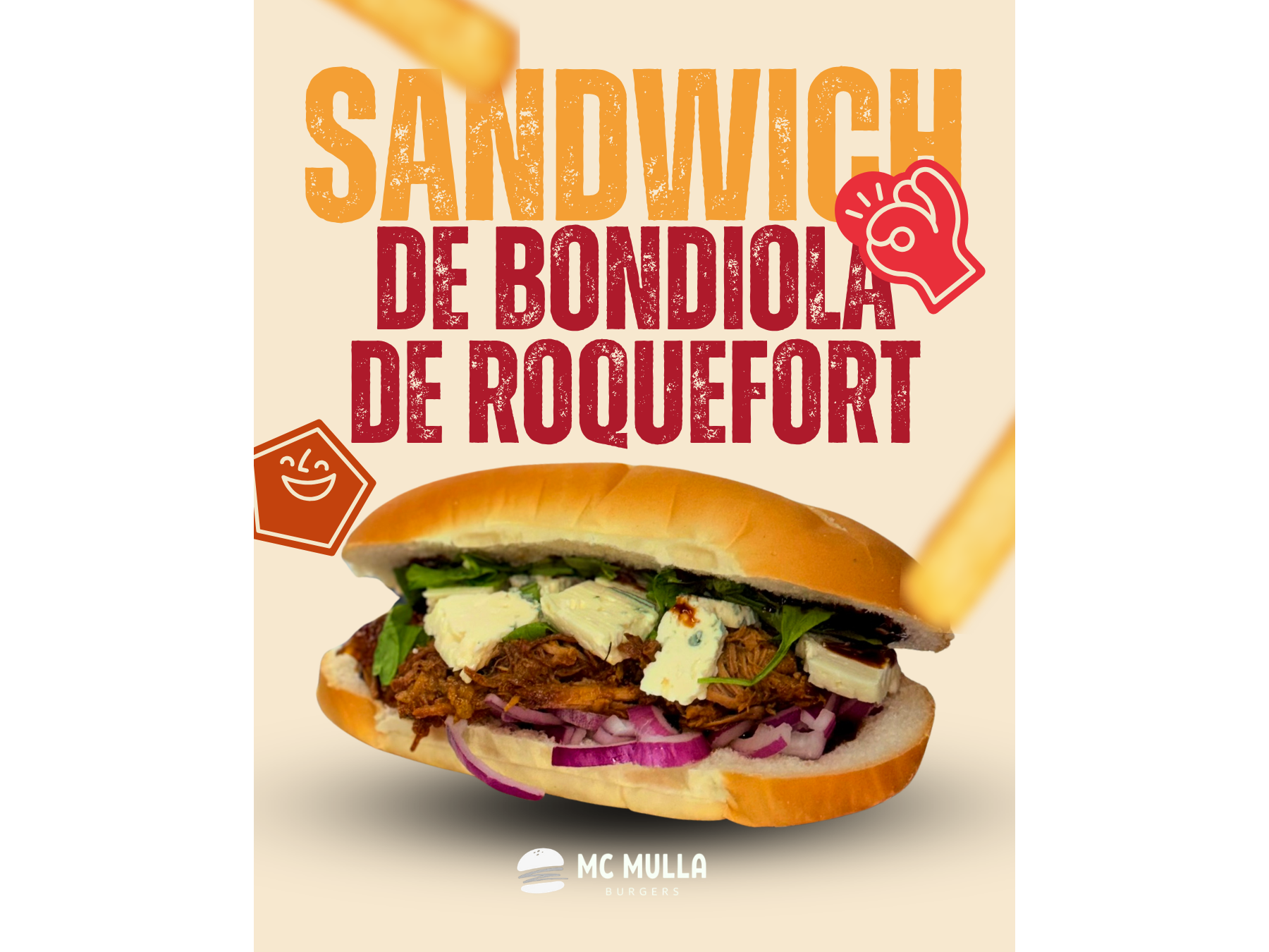 SANDWICH BONDIOLA DE ROQUEFORT