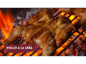 1/2 pollo a la leña de LA TRANQUERA