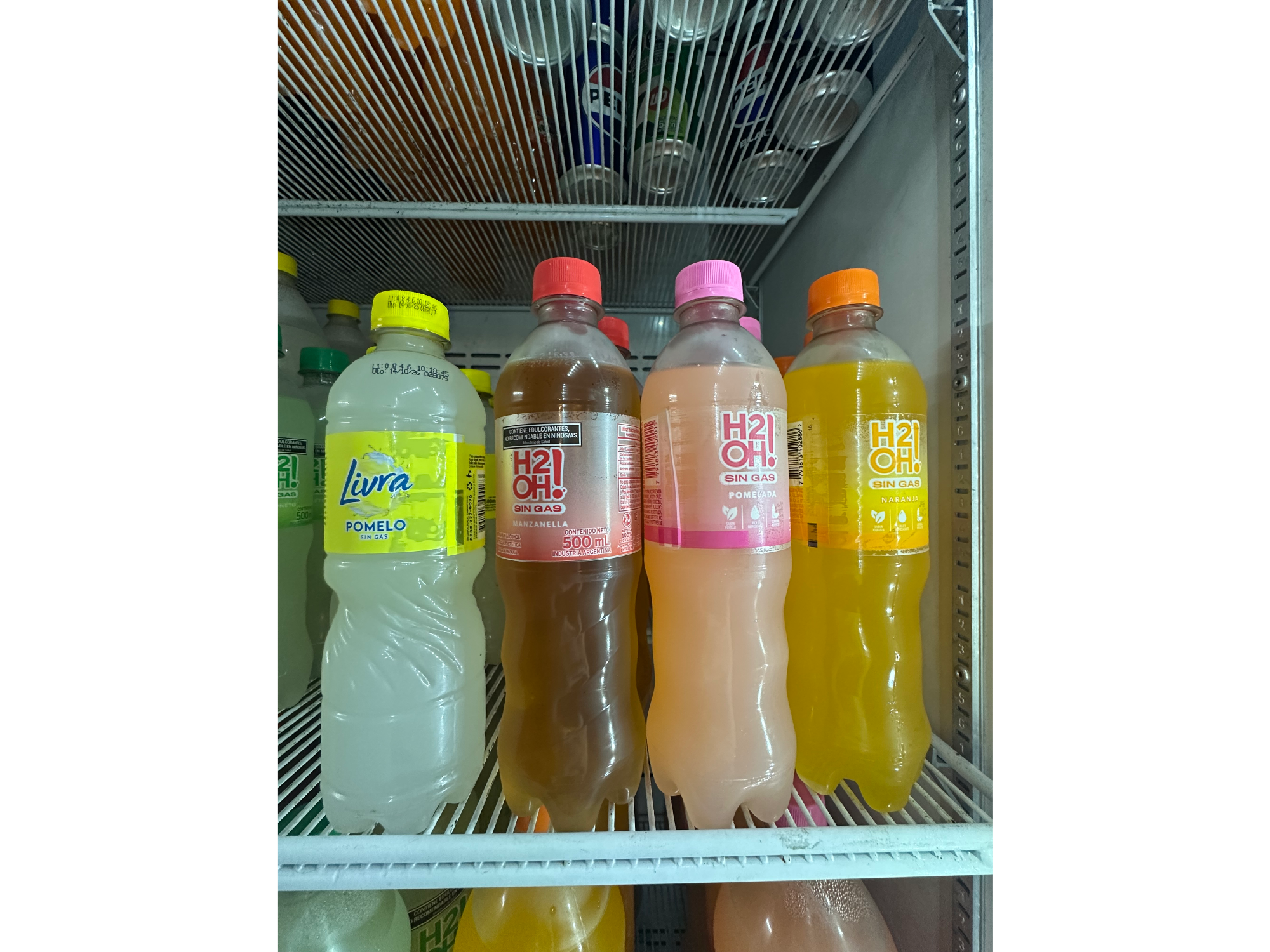 Gaseosas y aguas 500 ml
