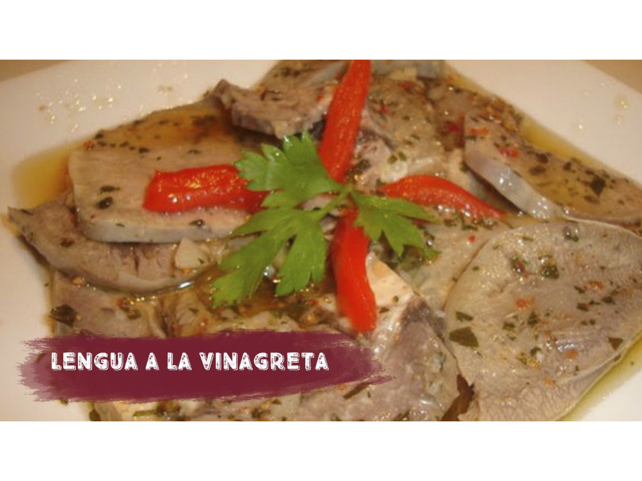 Lengua a la vinagreta
