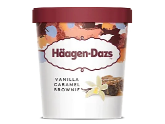 Häagen-Dazs Vainilla caramel brownie 400gr