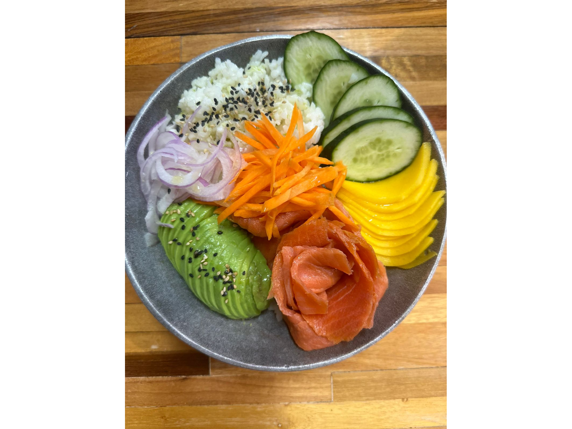 Ensalada de trucha ahumada patagonica