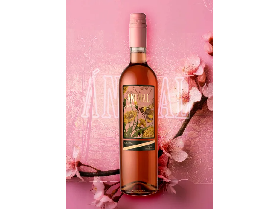 Vino Animal Rosado Orgánico