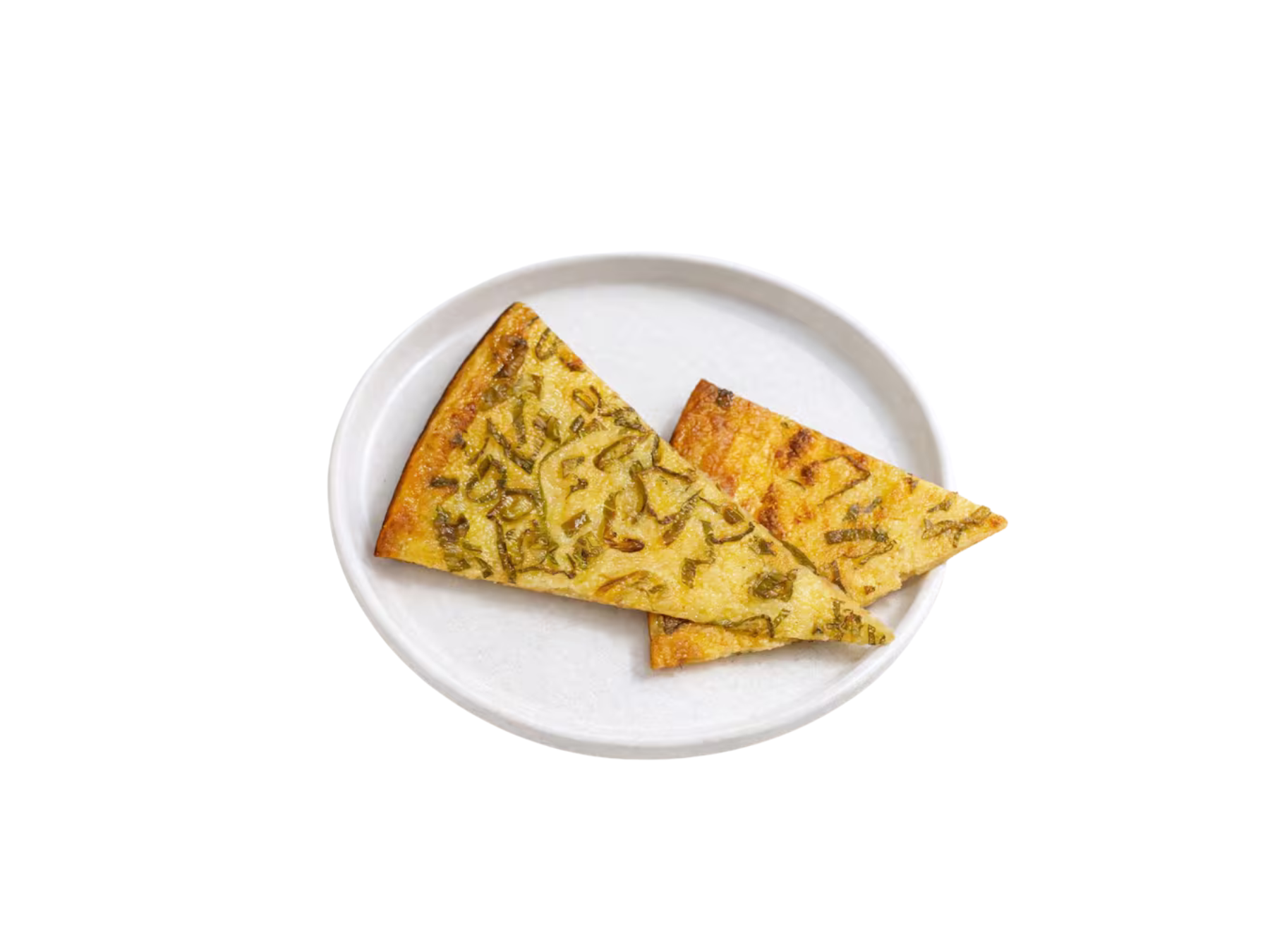 PORCION FAINA CON VERDEO de La Pizzeria De Magus