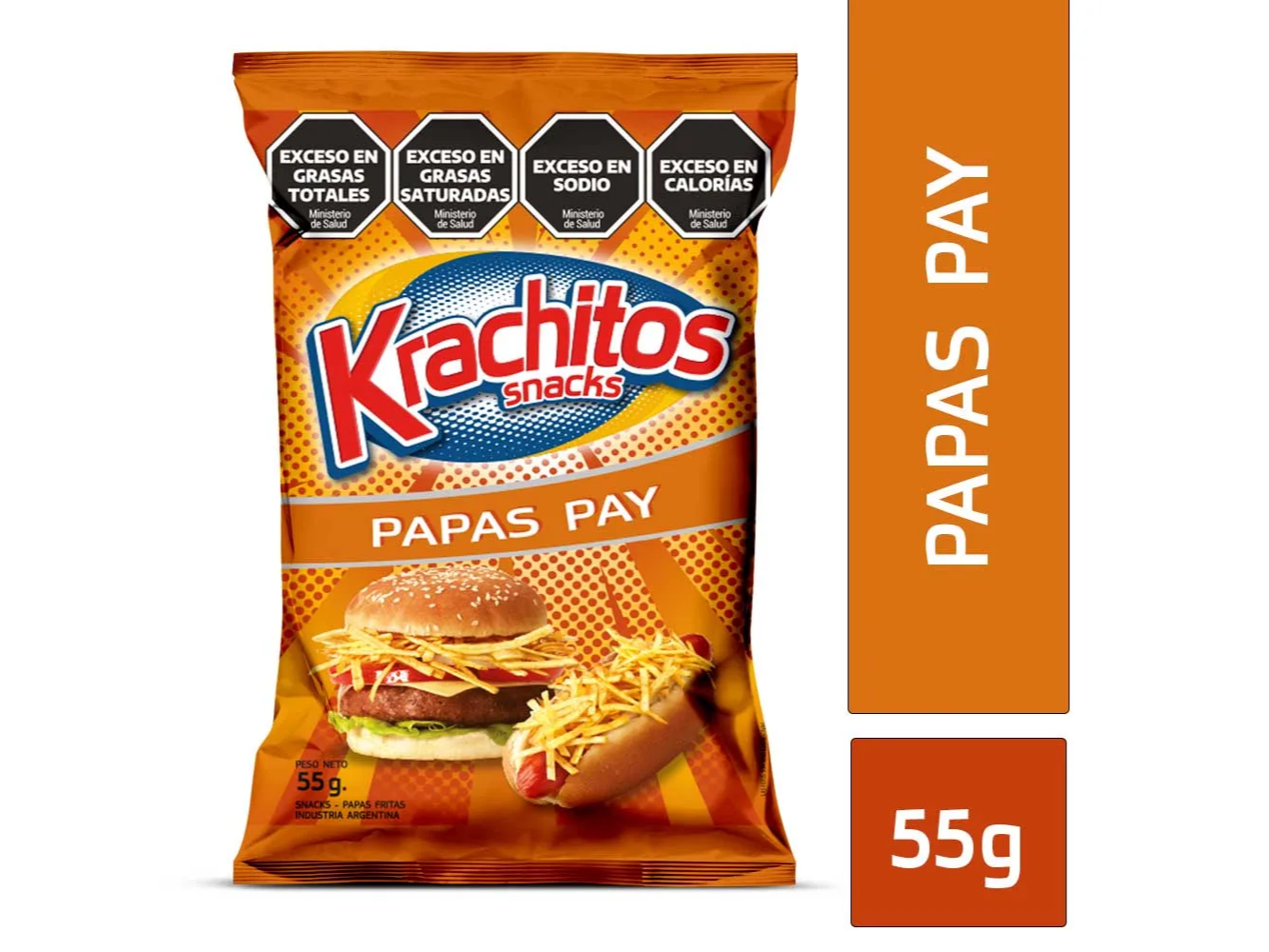 Krachitos  Papas Pay 55gr