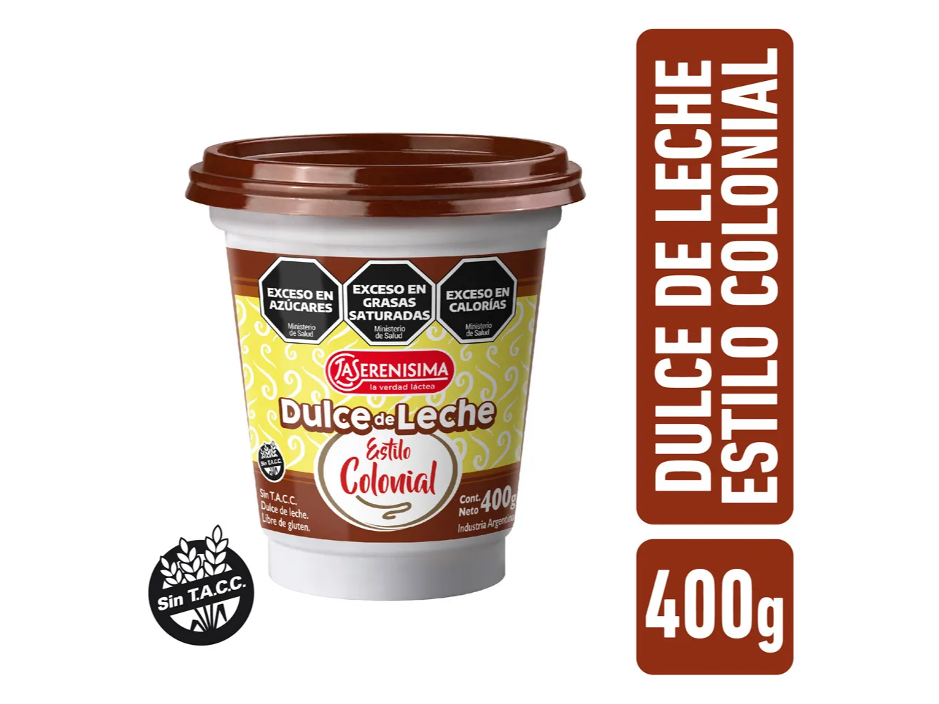 DULCE DE LECHE LA SERENISIMA COLONIAL 400GR