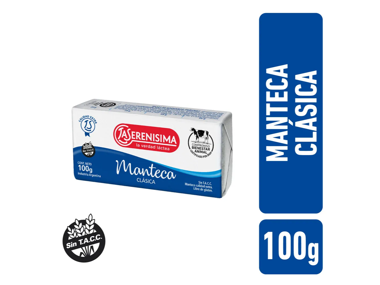MANTECA LA SERENISIMA 100GR