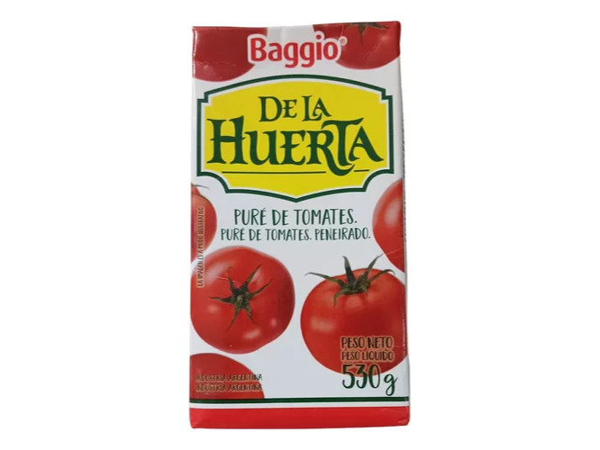 PURE DE TOMATES DE LA HUERTA 530GR