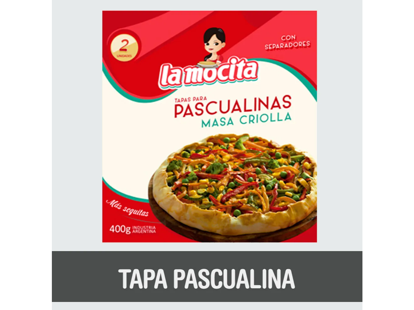 Tapa de Pascualina La Mocita