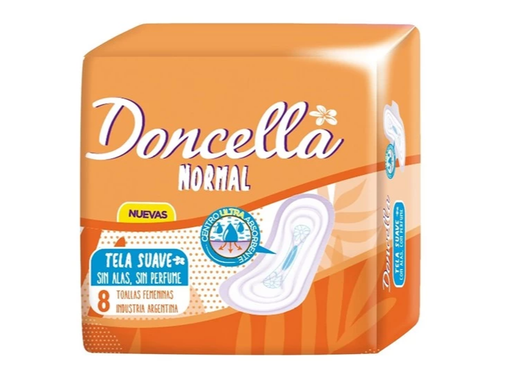 TOALLAS FEMENINAS DONCELLA