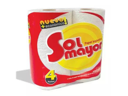 PAPEL HIGIENICO SOL MAYOR X4