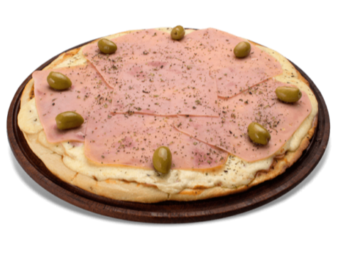 MUZZA CON JAMON