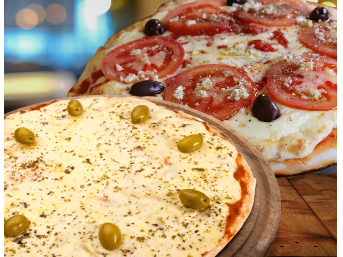1 MUZZA + 1 NAPOLITANA