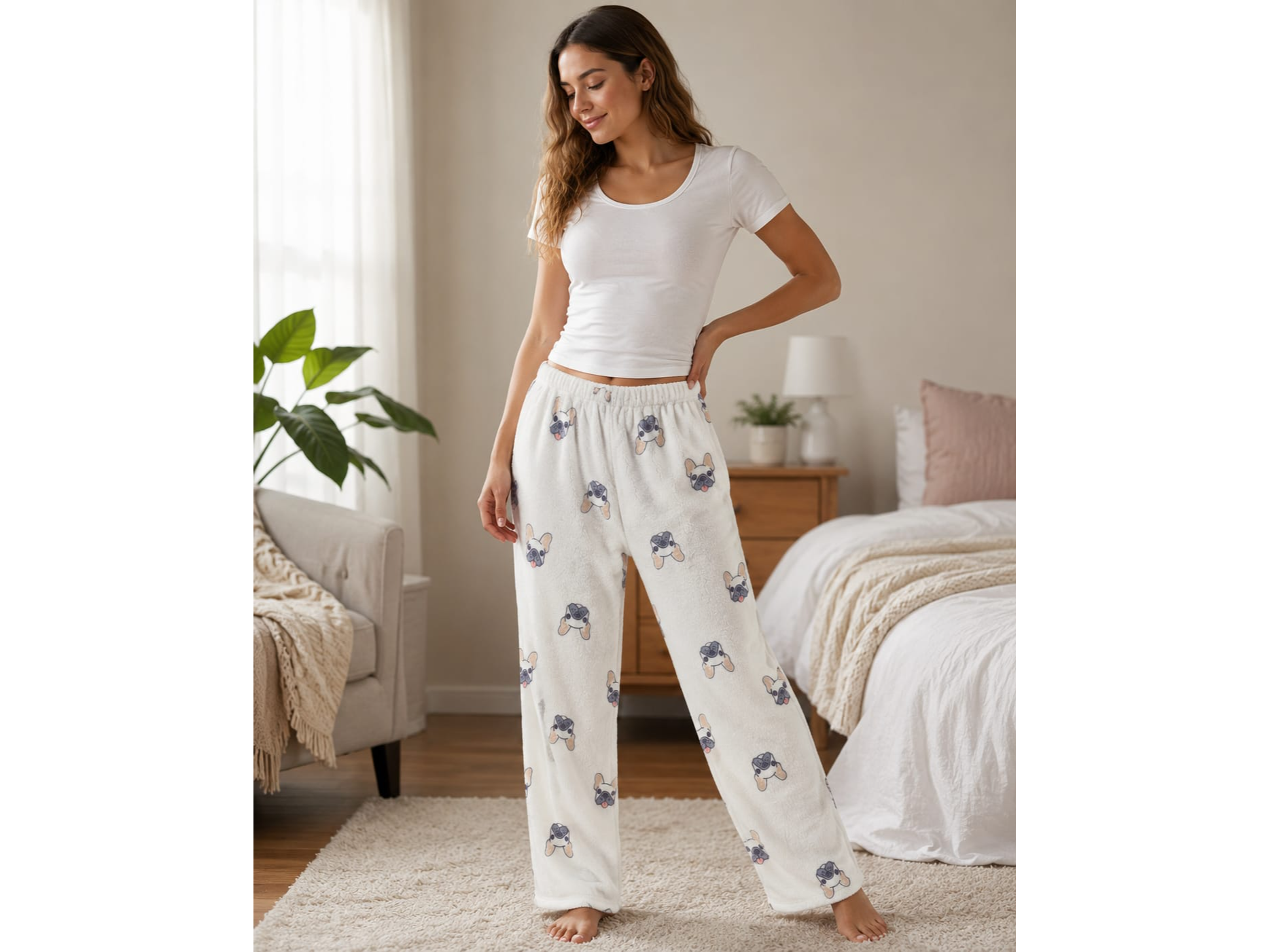 Pantalón de Plush Bi faz BULL DOG