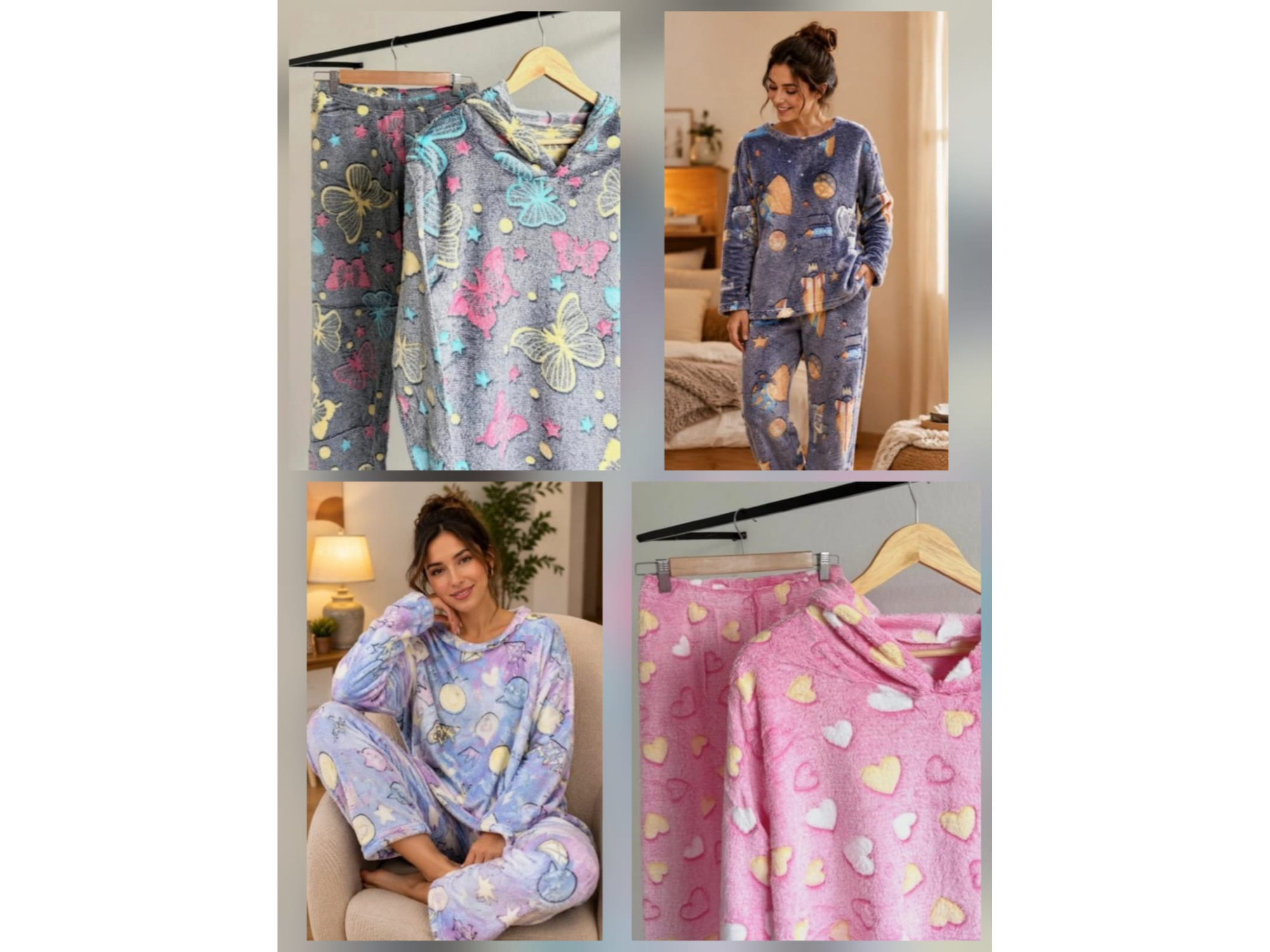 Pijamas Plush Luminosos