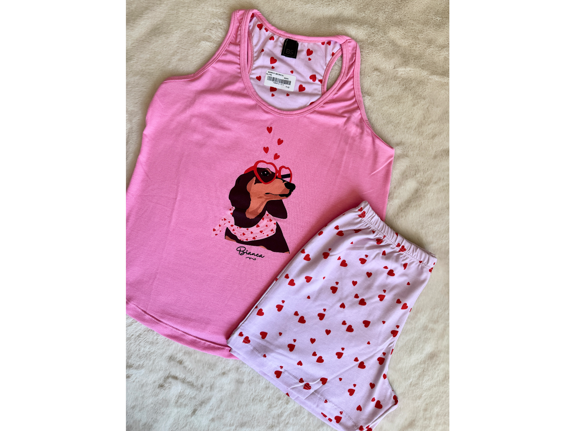 PIJAMA SALCHI - BIANCA SECRETA