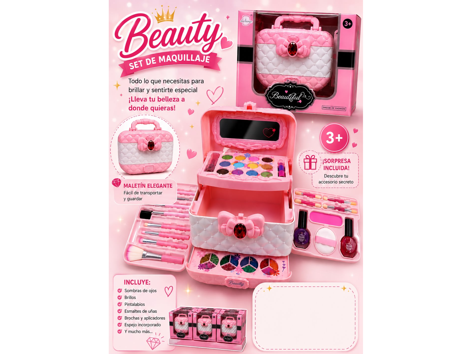 Set de Maquillaje con SORPRESA