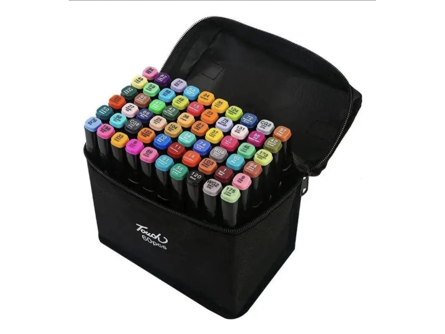 Touch Marcadores Fibras Doble Punta 60 Piezas Multicolor
