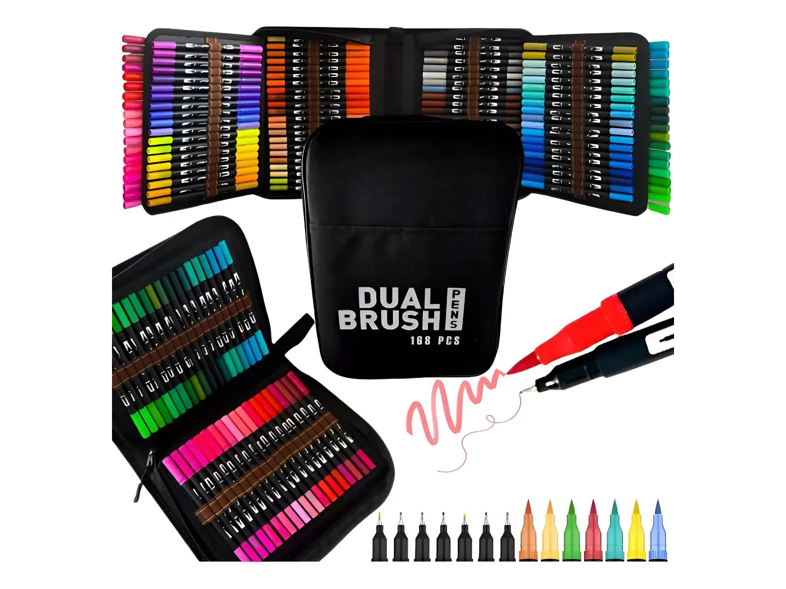 Marcadores Doble Punta X168 Dual Brush