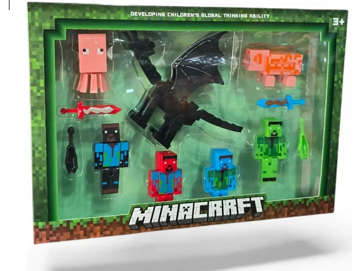 Set de Figuras de MINECAFT