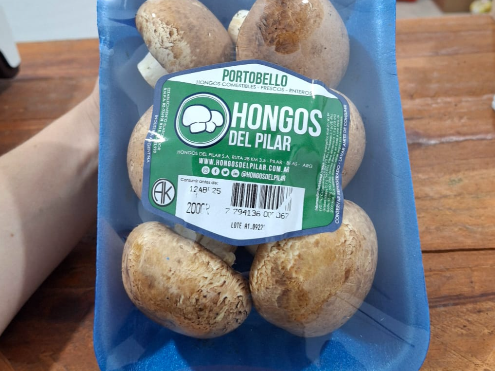 Portobello Bandeja 200g.