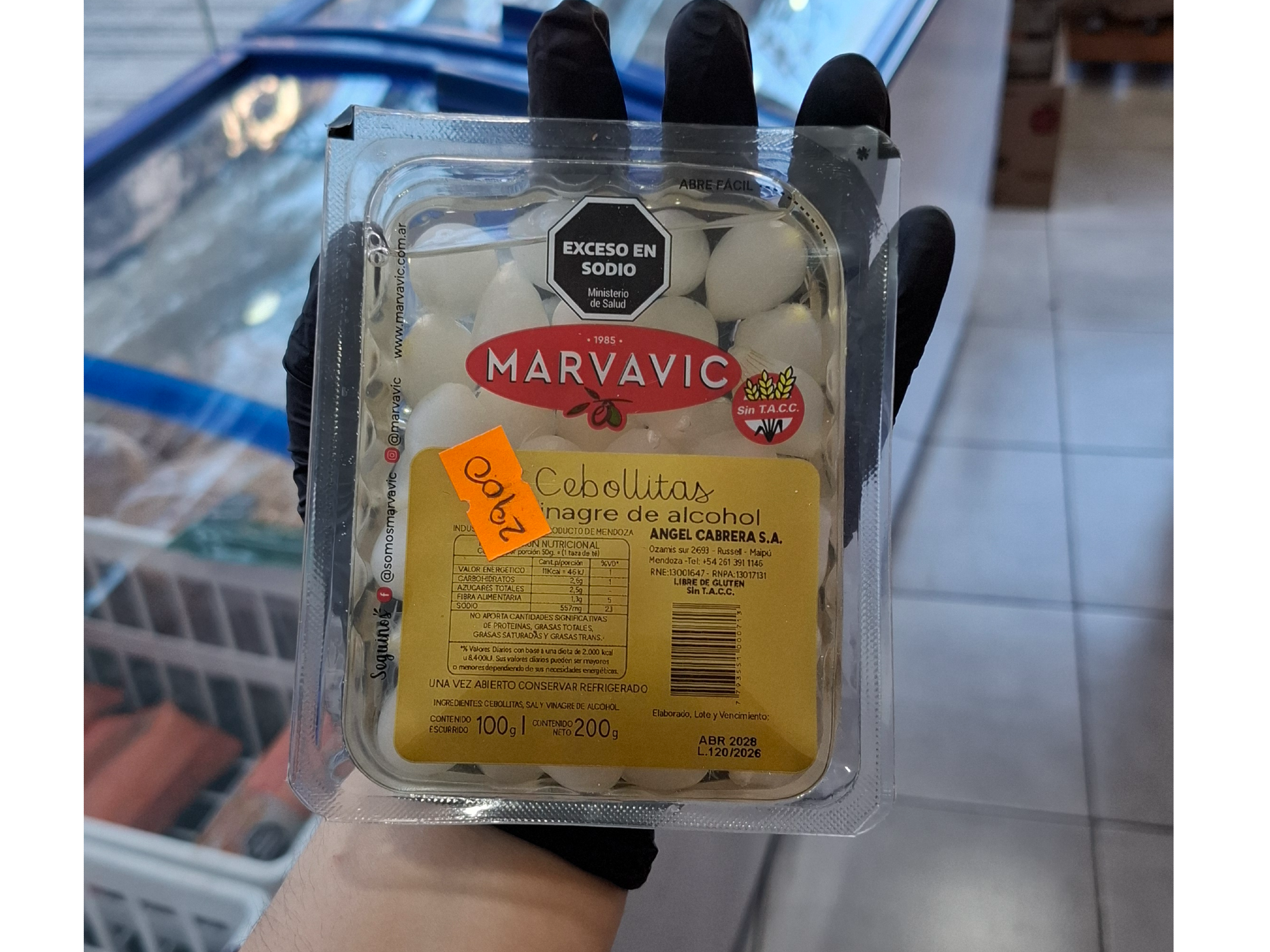 Cebollitas en vinagre