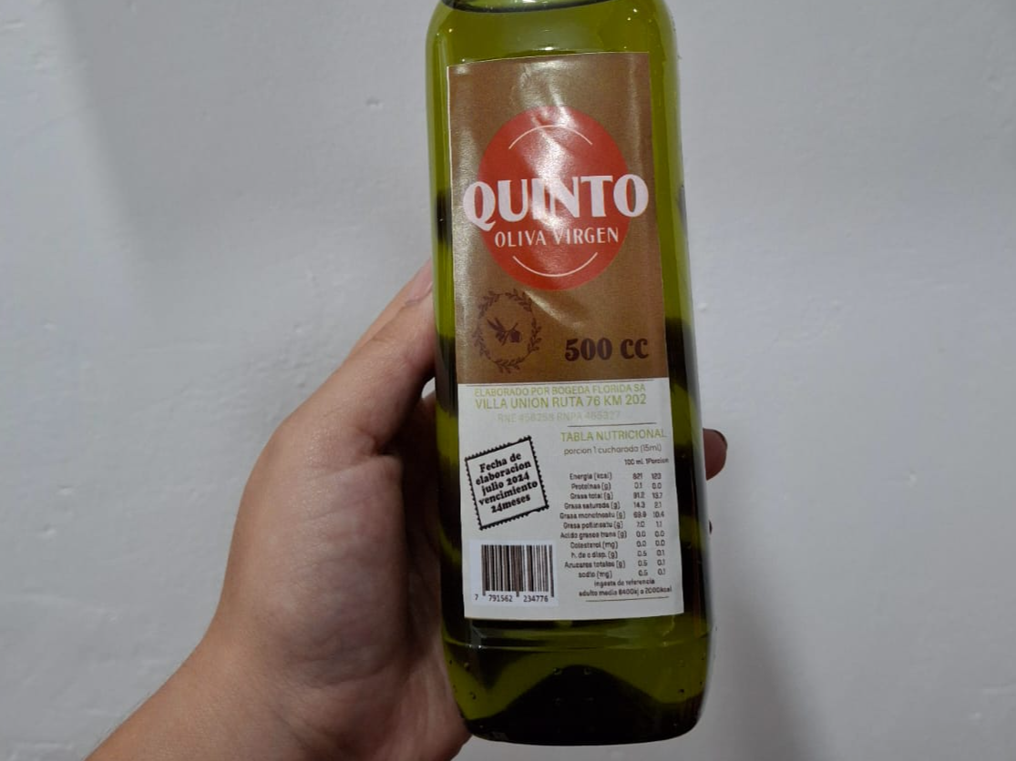 Aceite de Oliva Quinto 500cc