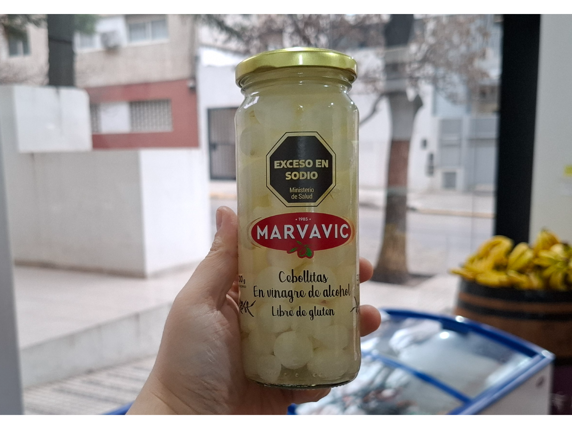 Cebollitas en vinagre