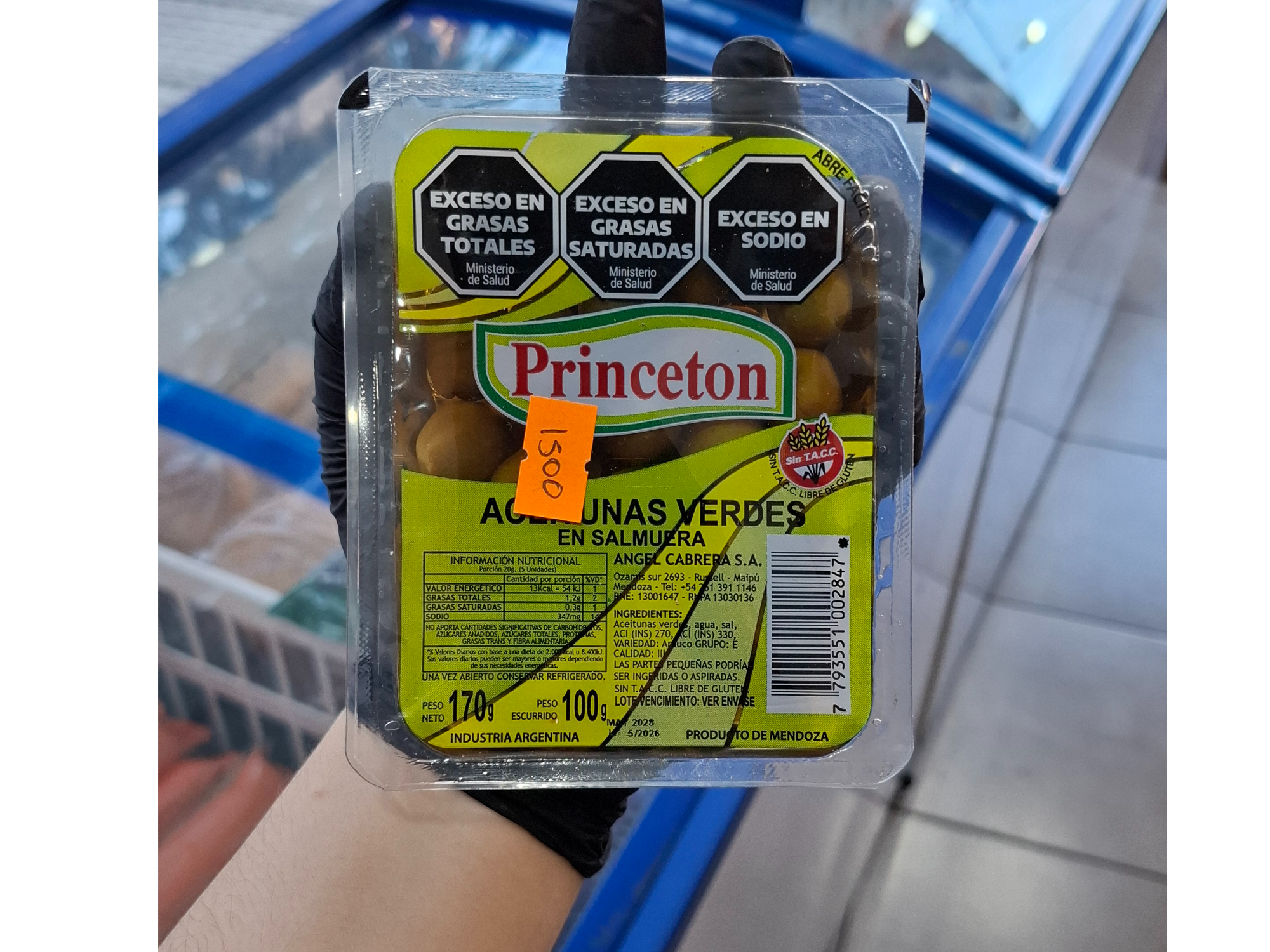 Aceitunas verdes Princeton