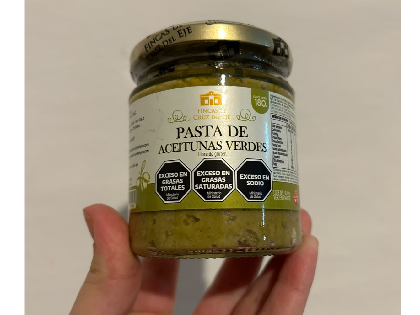 Pasta de Aceitunas Verdes
