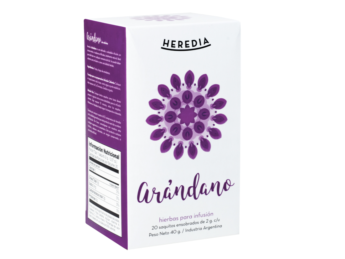 Té de arándanos Heredia