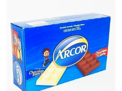 chocolatin arcoe x 20 blanco