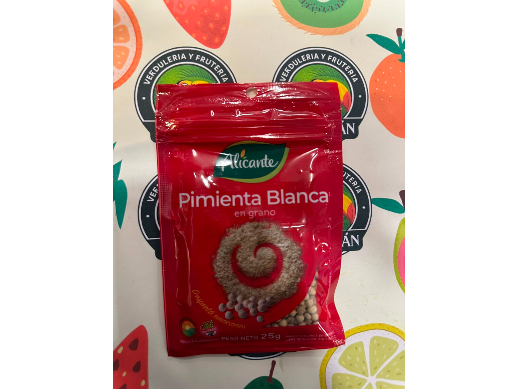 Pimienta blanca grano (25GR)