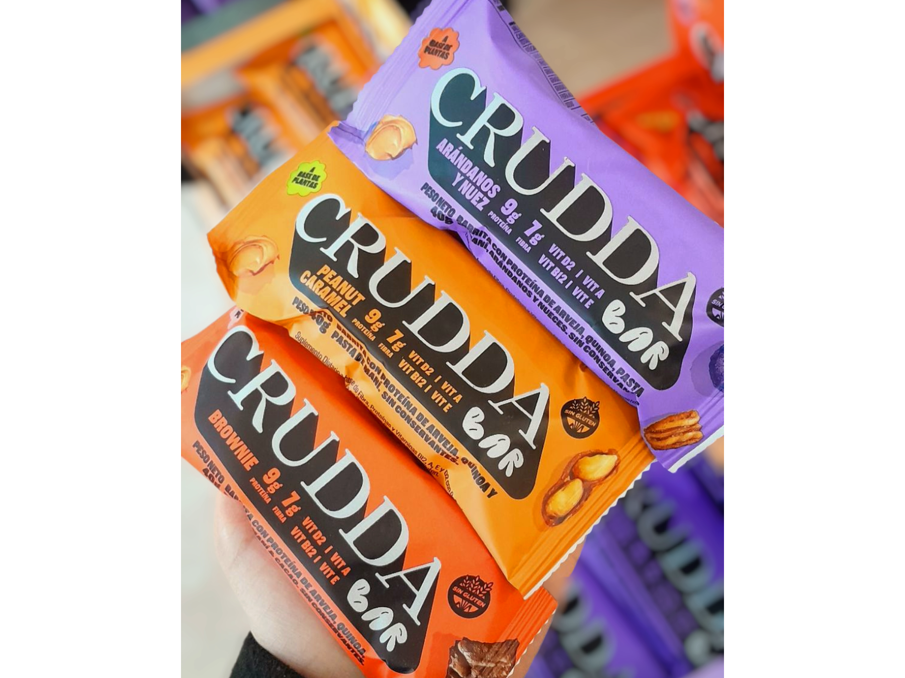 Barritas proteicas Crudda