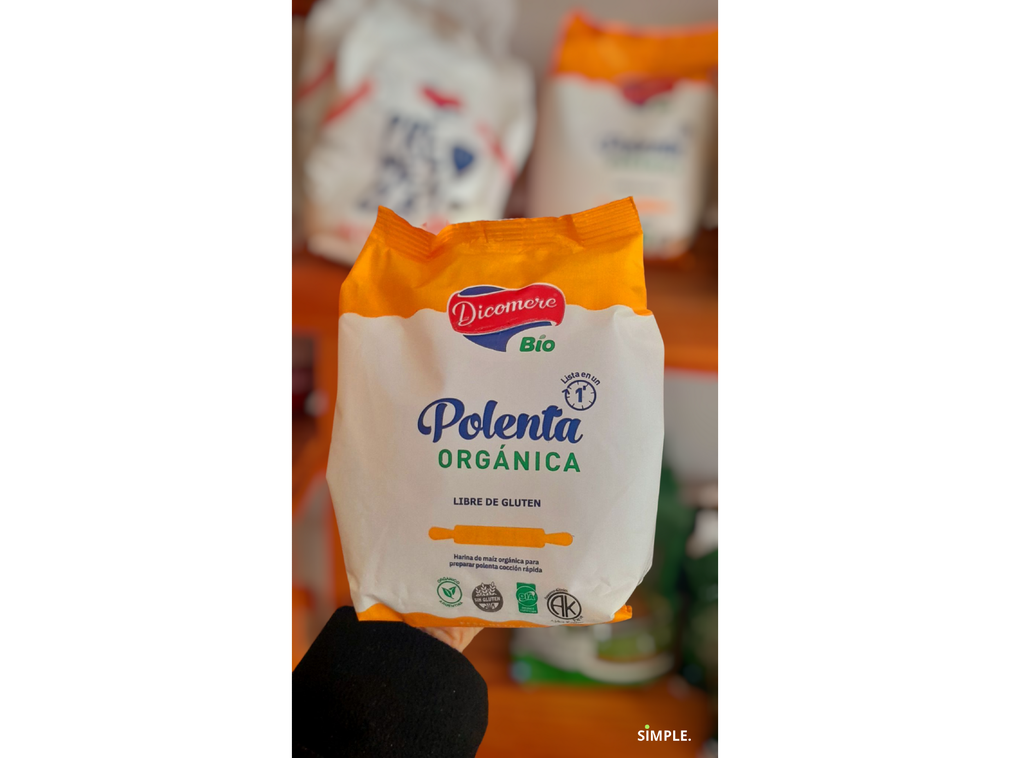 Polenta orgánica