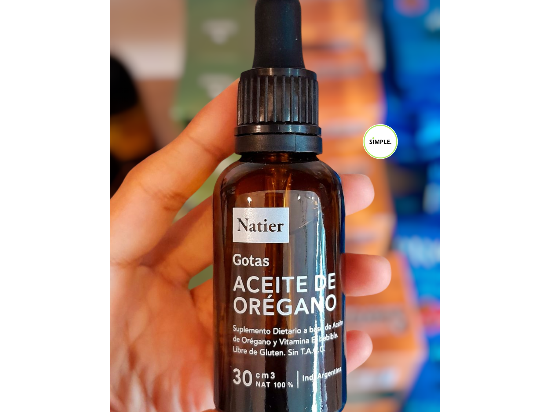 Aceite de orégano Natier